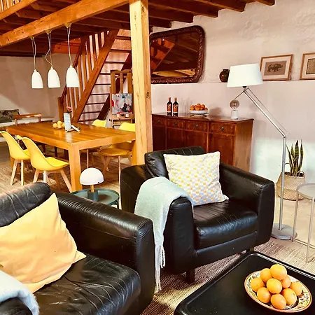 Charming Rustic Wine Cellar House In With Fireplace Reguengo Grande