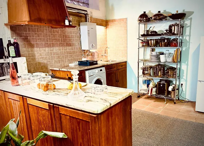 Tatil Evi Charming Rustic Wine Cellar House In With Fireplace Reguengo Grande