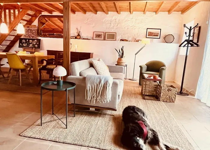 Charming Rustic Wine Cellar House In With Fireplace